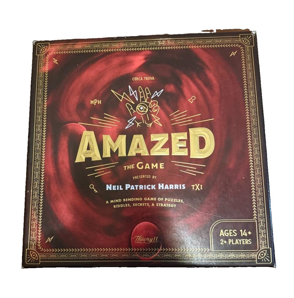 Amazed The Game by Neil Patrick Harris Board Game Pieces Complete Set